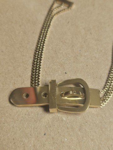 Armband rvs gold 3 2