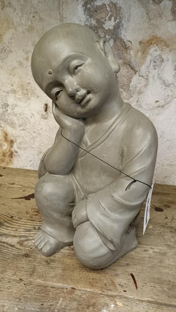 Boeddha grijs groot 3