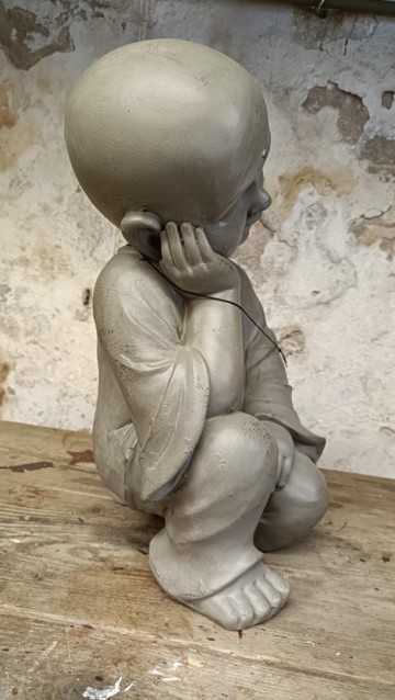 Boeddha grijs groot 4