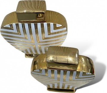 Pot goud wit klein 4