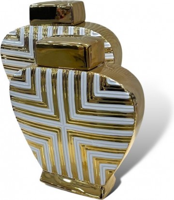 Pot goud wit klein 5