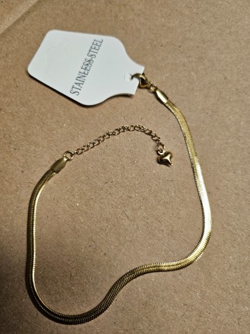 Rvs armband gold 7 3