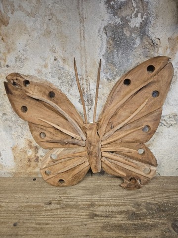 Vlinder hout 40x45 3   kopie